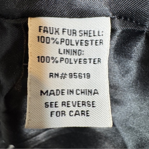 Fever • NWT Star Print Faux Fur Coat - Picture 5 of 6